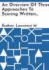 An_overview_of_three_approaches_to_scoring_written_essays_by_computer