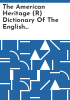 The_American_Heritage__R__dictionary_of_the_English_language
