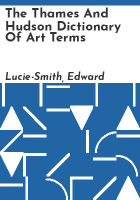 The_Thames_and_Hudson_dictionary_of_art_terms
